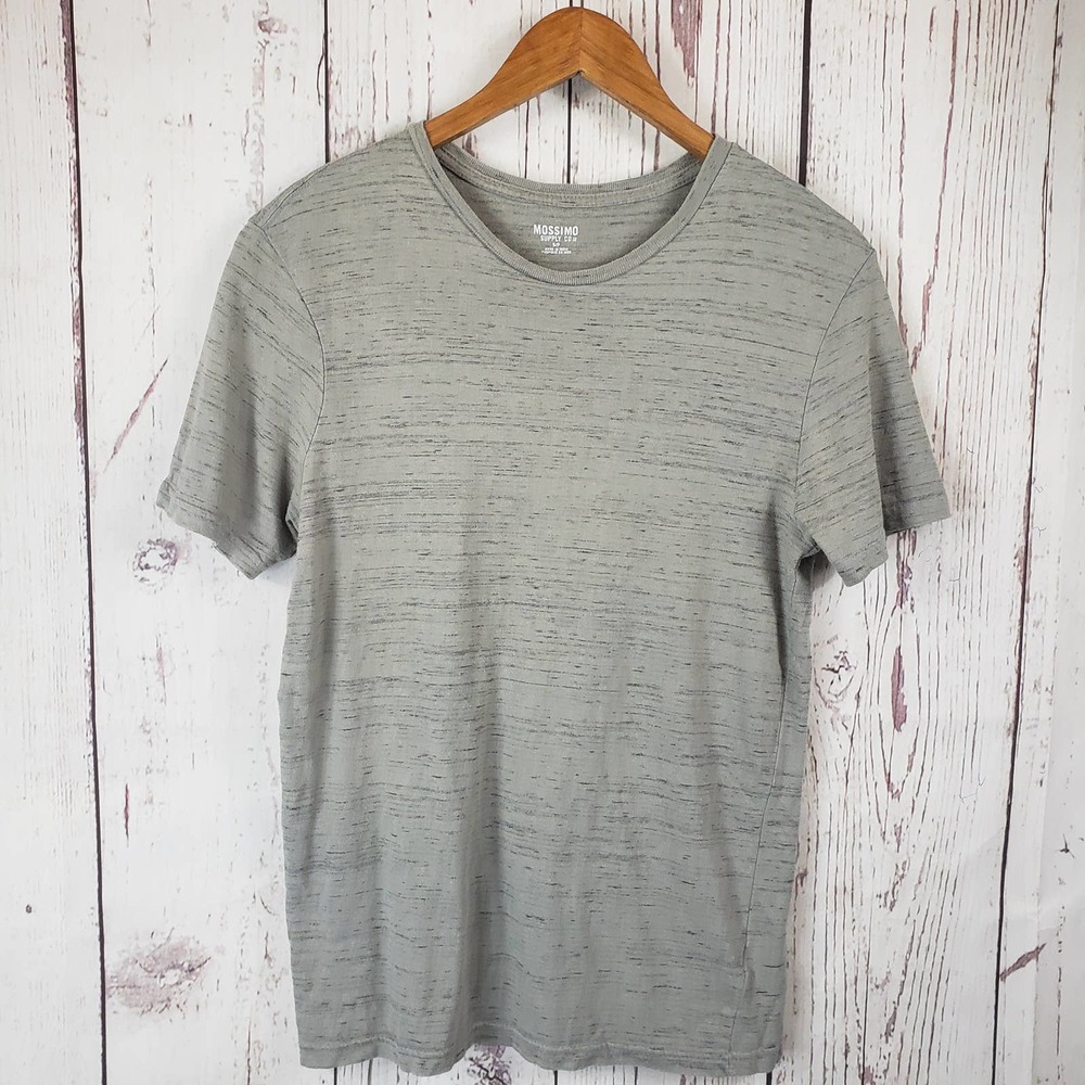 Mossimo Supply Company T Shirt Womens Size Small Petite Short Sleeve Gray
